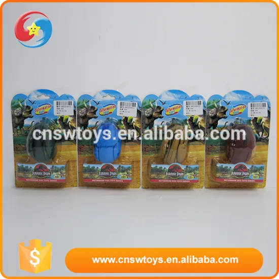 Baby 16pcs/card plastic dinosaur shape transformable robot toy