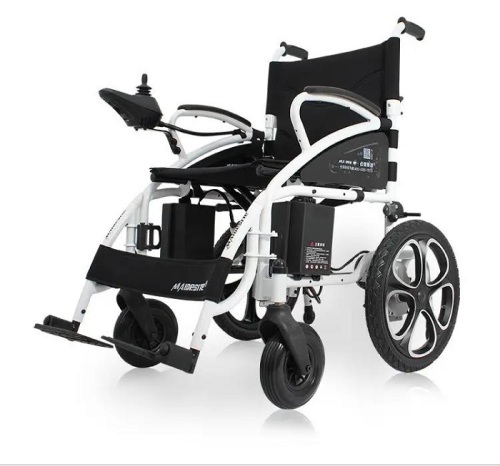 Sedia a rotelle elettrica portatile leggera per disabili