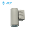 LEDER Dark Grey Aluminum 10W Outdoor Wall Light