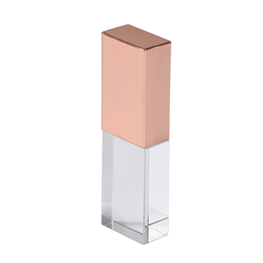 Rose Gold Crystal LED Pemacu Flash Lampu 8GB