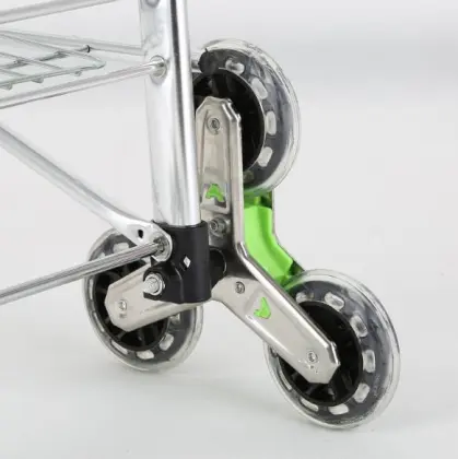 Utility Aluminum Alloy Folding Hand-Pulled Shopping Cart