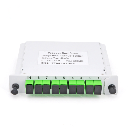 Uitstekende kwaliteit 1x8 SC/APC Cassette Type PLC Splitter