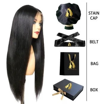 Moonhair Hd Transparent Swiss Lace Natural Human Hair Lace Front Wigs ,Thin Pre-Plucked Raw Hd Lace Frontal Wigs For Black Women