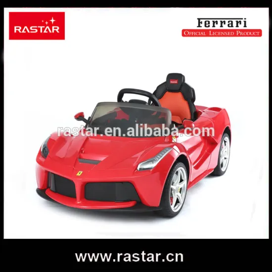 Rastar 2016 kids toys electric leather car seat ride on car