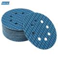 Aluminium Oxide Sanding Disc 5inch 8Hole Rhombus Diamond Sanding Disc For Polishing Factory