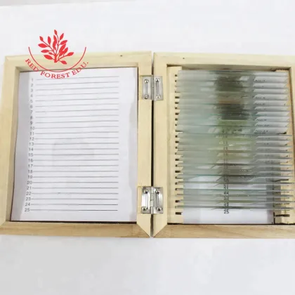 Geography Mineral Grinding Stone 30 Micron Thin Sections - 24 Piece Rock Slides