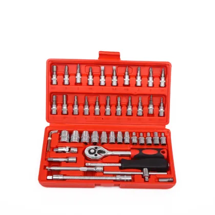 2023 46pcs Ratchet Torque Wrench Set - Hand Tools & Socket Wrenches