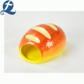 Fashion popular printed cute ceramic hamster pet house