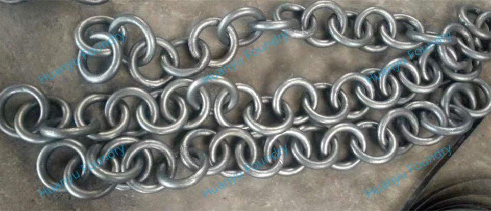 Řetězec odolný vůči oděru pro cement