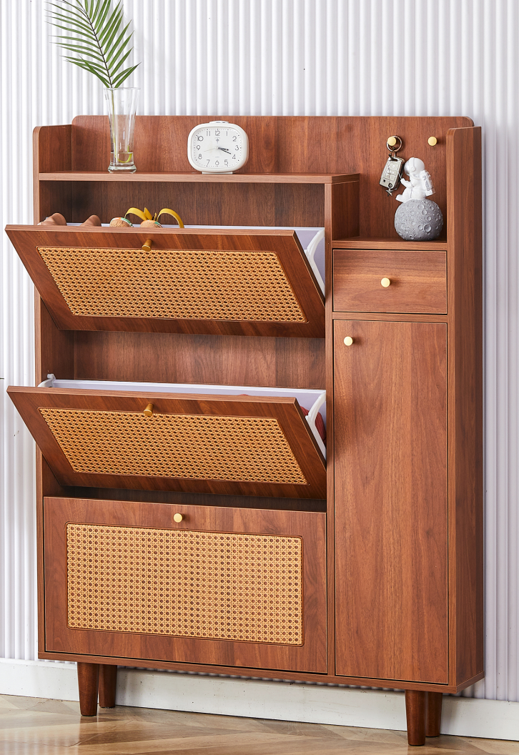 Современный шкаф для обуви MDF с дополнительным хранением
