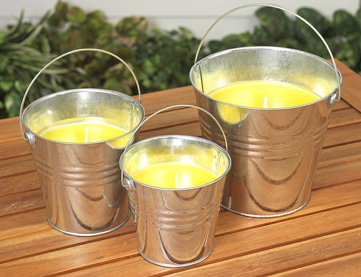 Large Citronella Bucket Candles Bulk