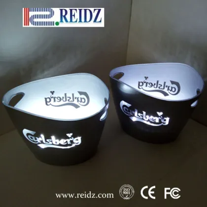 6L LED ciroc vodka belvedere plastic ice bucket