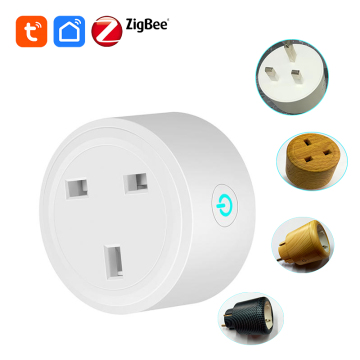 BSD29 UK Tuya Zigbee Mesh Smart Plug with Energy Monitor for ESP Series Modules - Tasmota Firmware Reflash