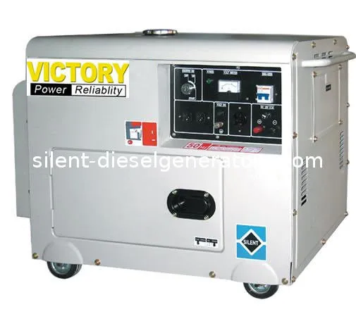 1.7kw Portable Diesel Generator Soundproof Type , Voltage 110v - 240v