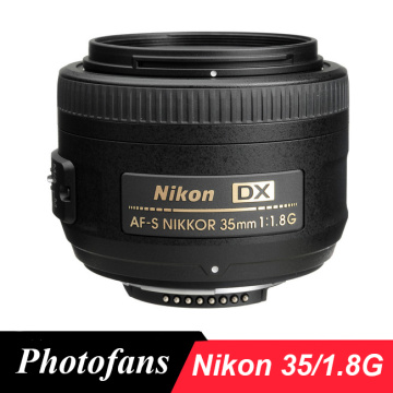 Nikon 35/1.8 G Lens AF-S 35mm f/1.8G DX camera Lenses for Nikon D3400 D3300 D3200 D5500 D5300 D5200 D5600 D7100 D7200 D7500