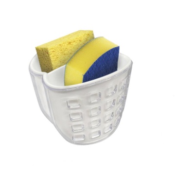 Double sink sponge holder