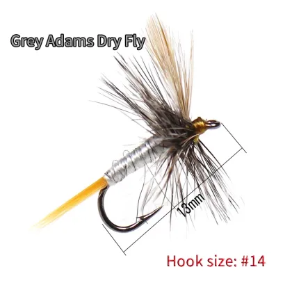 Adams Fly #14 Parachute Dry Fly - Wholesale Trout Fishing Lure