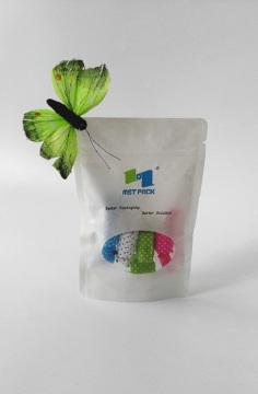 Kraft Paper Bag With Clear Window For Snacks