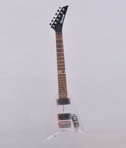 acrylic Guitare electrique with fixed bridge SAC FVB