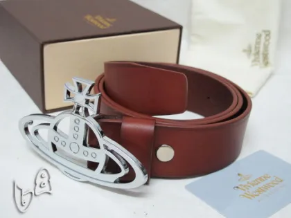 Fashion AAA quality replica Vivienne Westwood real leather belt, original leather men's belts Vivienne Westwood whoelsale