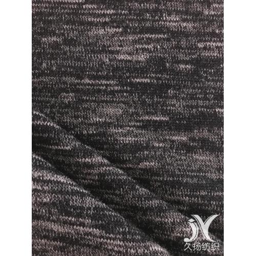 Maglione grigio melange lavorato a maglia