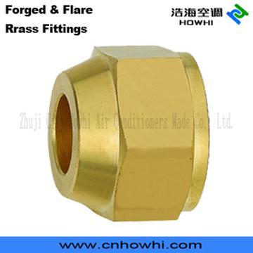 Brass Flare Nut for Refrigeration and Plumbing, ASME/ANSI/EN1254-1