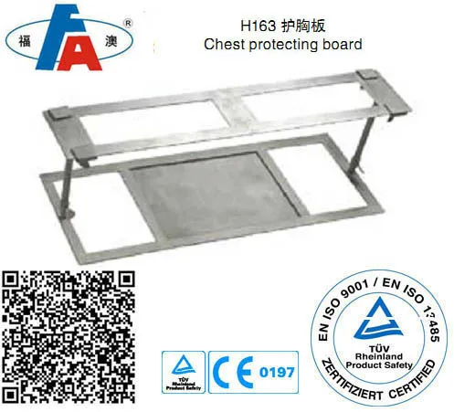 Chest protecting board, Laryngeal instruments
