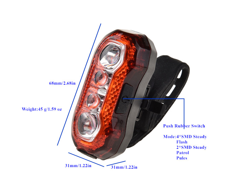 Rear Cycling Light 