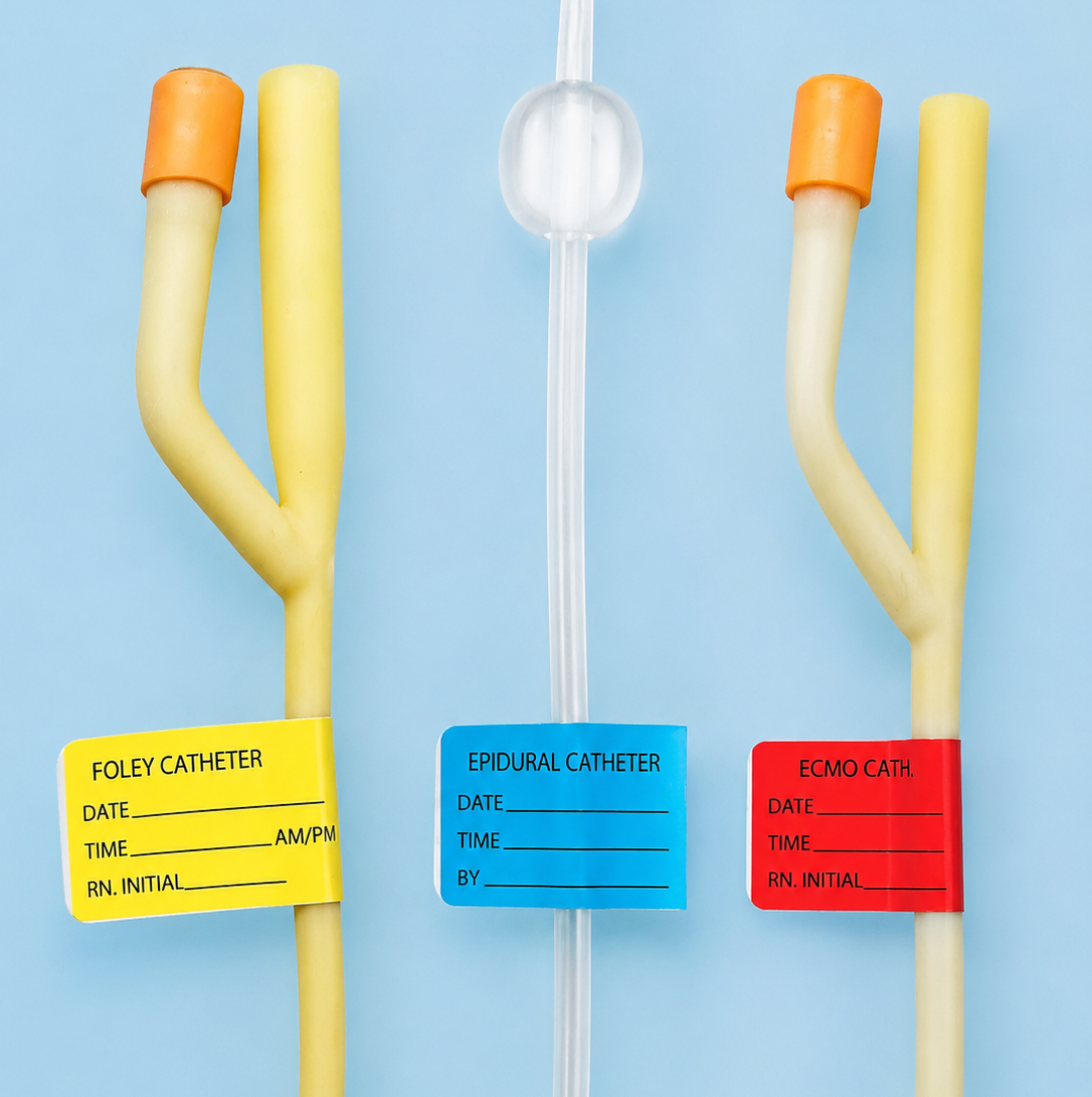 catheter sticker