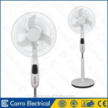Carro Electrical 18inch 12v 35w battery operated electric rechargeable fan with charger