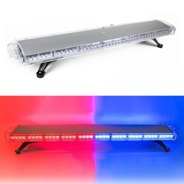 47 Inch 96 LED Red/Blue Flashing Police Light Bar for High Visibility Traffic Advisory