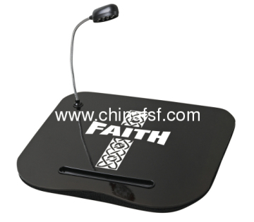 Hot Selling Laptop Desk With Built-in Cushion And Led Lights Can Be Removable 