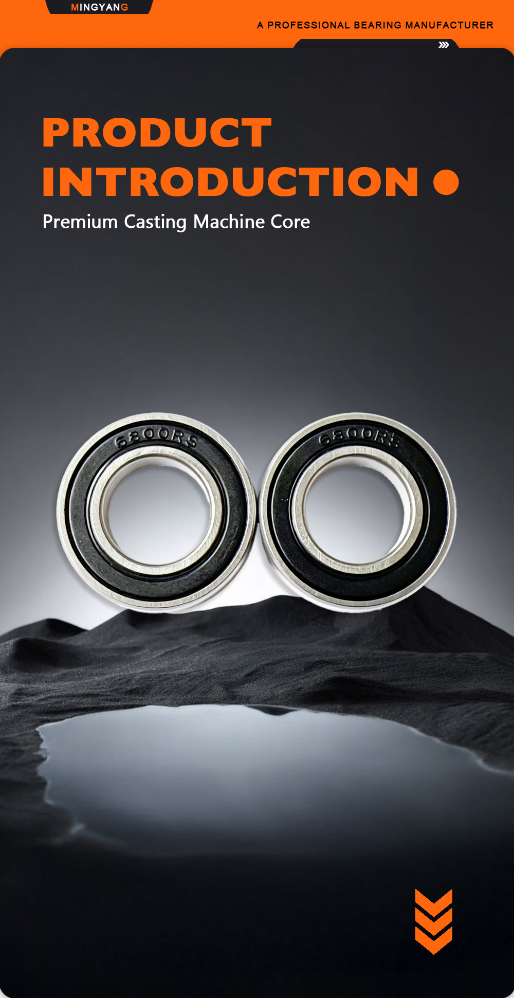 6800‑2RS Low‑Noise Ball Bearing X