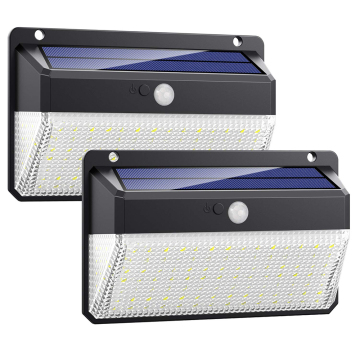 3 Modes Waterproof Solar Wall Lights with 108 LED Motion Sensor Security Outdoor Lighting
