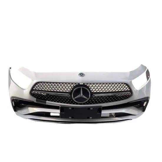Complete Front Bumper Kit with Radiator, Fog Lights, Grill for Mercedes CLS C257