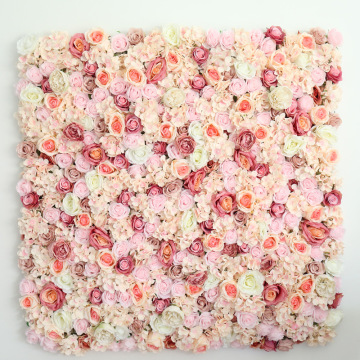 High-Quality 3D Artificial Silk Wedding Decorations: Rose Curtains, Flower Walls, and Backdrops for Events and Parties