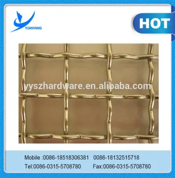 galvanized crimped square wire mesh 4x4