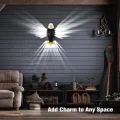 Elegante luz de pared decorativa del ala de águila con control remoto