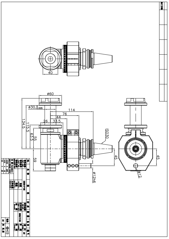 BT 30 BT40 Precision ER -Werkzeughalter für CNC -Maschinen