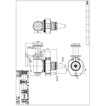 BT 30 BT40 Precision ER Tool Holders for CNC Machines