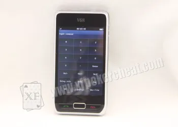 Black  Lithium V68 Poker Card Reader For Casino Cheating