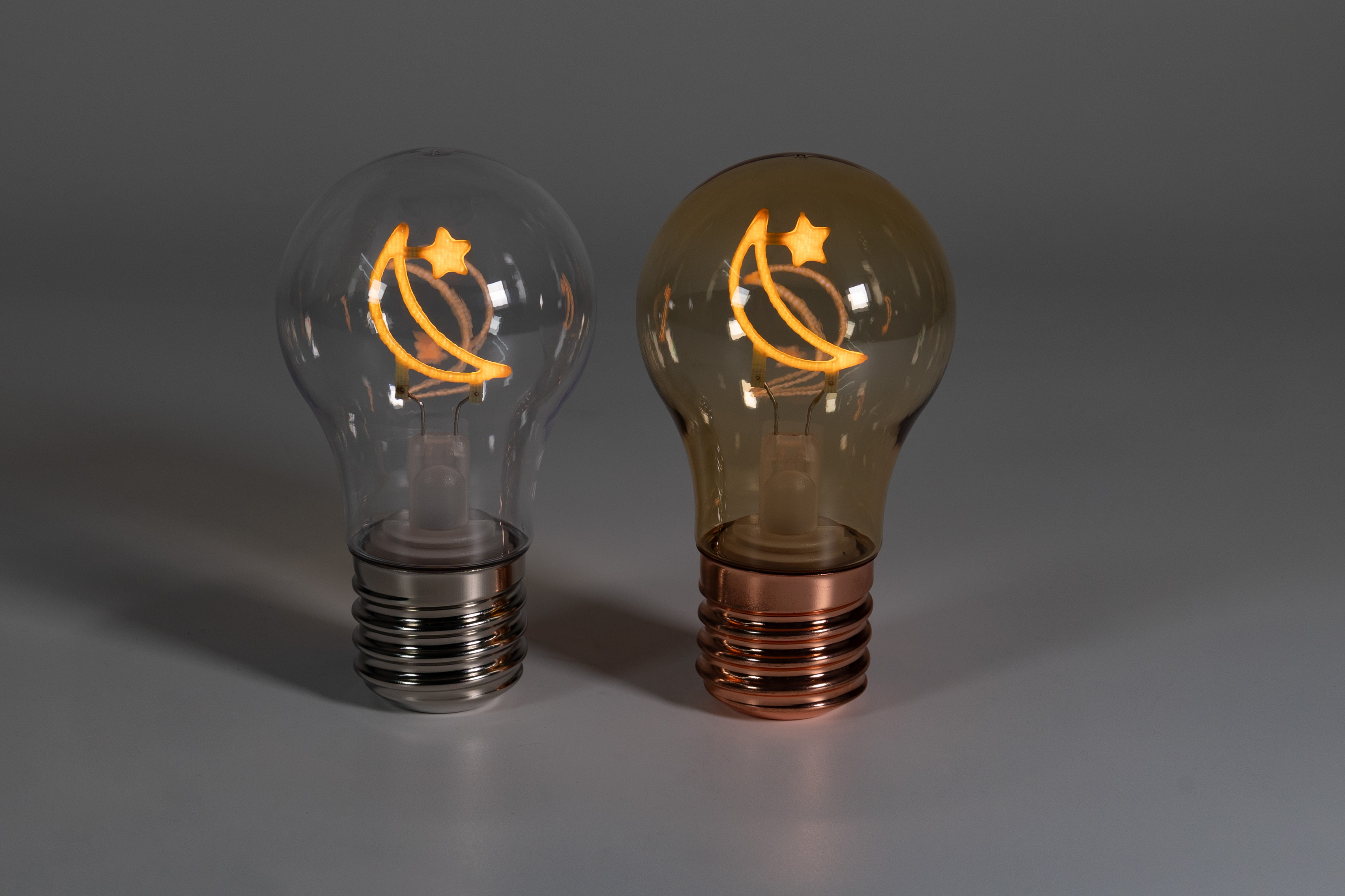 Moon and star LED filament light bulb (2)