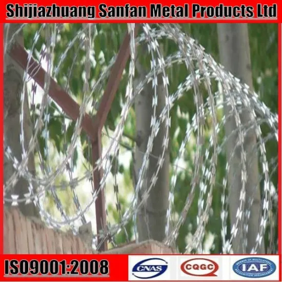 450mm coil CBT 65 Concertina razor wire without clips