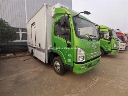 4.1m single-row pure electric refrigerator car