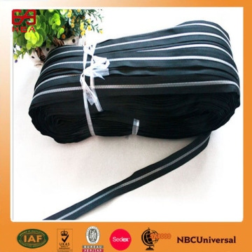 wide varieties 5# long chain fashion zipper roll in long chain