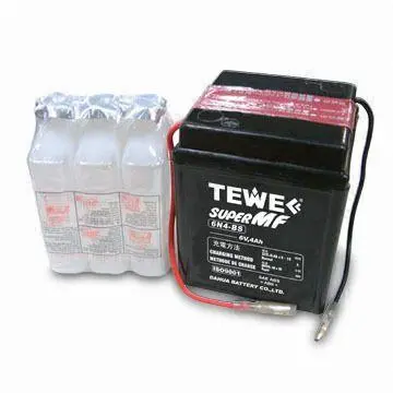 Motorcycle Battery with 6V Nominal Voltage and 4Ah Rated Capacity