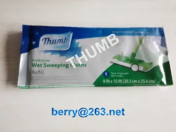 Thick disposable wet cloths