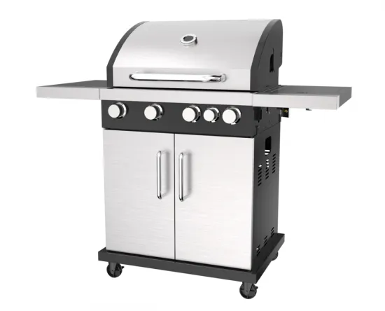 Gas Barbecue Grill with Cupboard