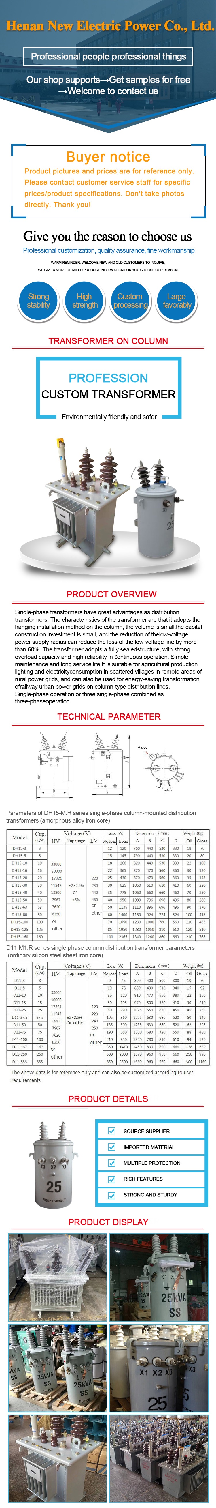 Pole Mounted Transformers