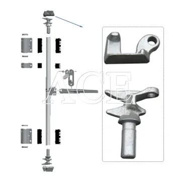 ISO Dry and Reefer Container Door Locking Device: Security Cam and Keeper Bar Lock